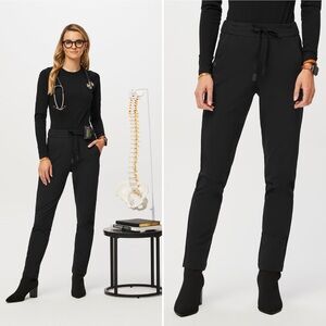 FIGSPRO Skinny Scrubtrouser LIMITED EDITION STYLE in Black XXS black scrubs